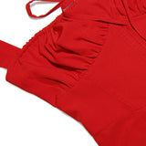 Robe mi-longue décontractée camisole
