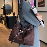 Sac fourre-tout en cuir suédé