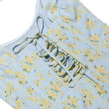 Robe corset mi-longue à lacets