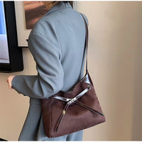 Sac fourre-tout en cuir suédé