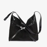 Sac fourre-tout en cuir suédé