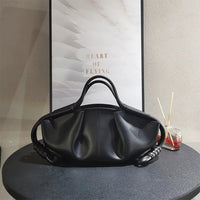 Sac plissé en cuir