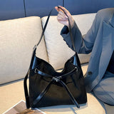 Sac fourre-tout en cuir suédé