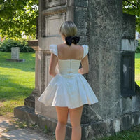 Mini robe ajustée et décontractée
