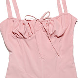 Robe mi-longue décontractée camisole