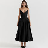 Robe corset mi-longue décontractée