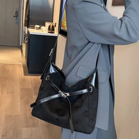 Sac fourre-tout en cuir suédé