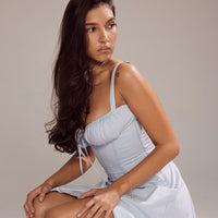 Robe mi-longue décontractée camisole