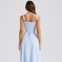 Robe mi-longue décontractée camisole